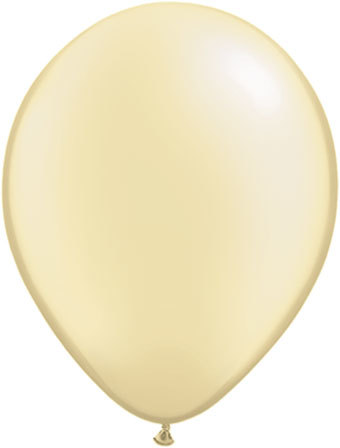 ballon couleur ivoire à gonfler