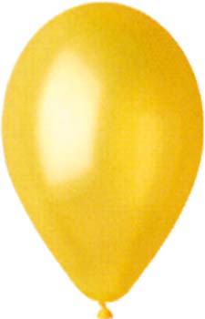 ballon nacrés couleur jaune