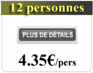 pack hollywood pour 12 personnes soit 4.35 euro/pers