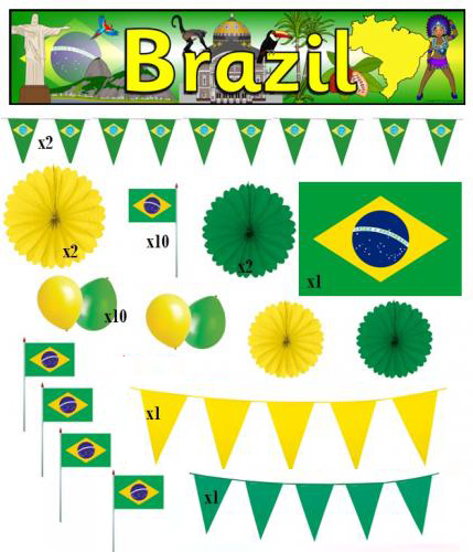 kit décoration brésil