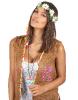 collier hippie années 60 en plastique