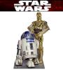 figurine géante R2-D2 C3P-O en carton