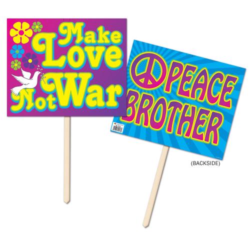 pancarte peace and love