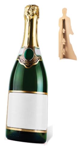 bouteille de champagne géante carton