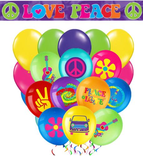 ballon hippie latex