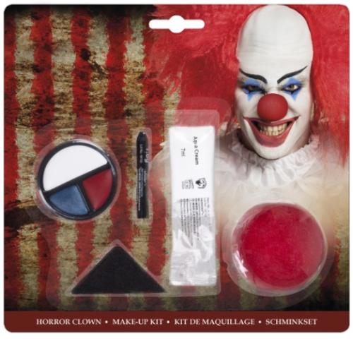 maquillage clown effrayant