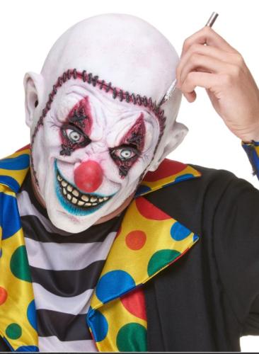 masque latex clown halloween