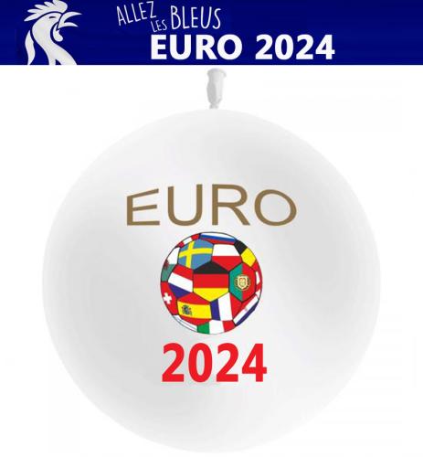 ballon en latex euro 2024 foot