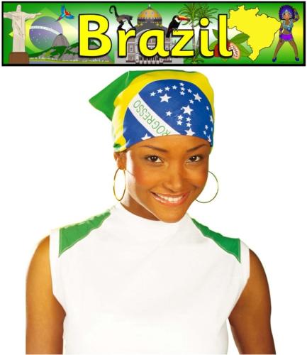 bandana brésil tissu