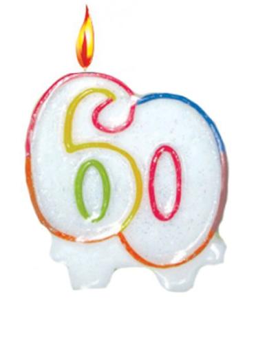 Bougies anniversaire 60 ans