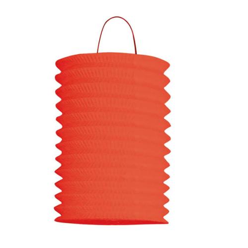 LAMPION CYLINDRE ROUGE 13 cm