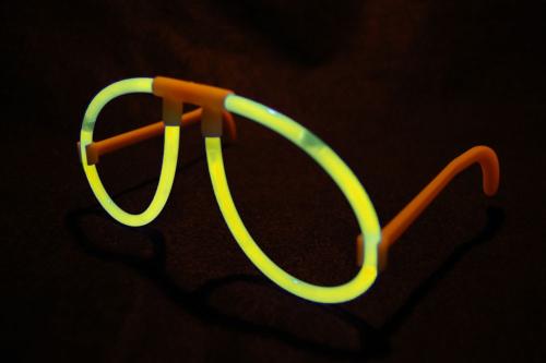 lunette fluo jaune