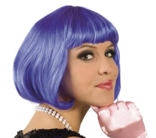 perruque cabaret bleu
