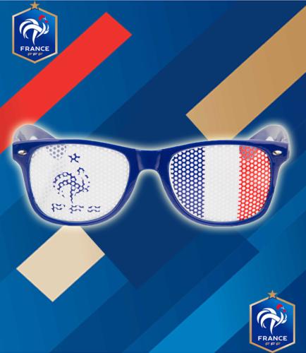 lunette supporter équipe de France en plastique