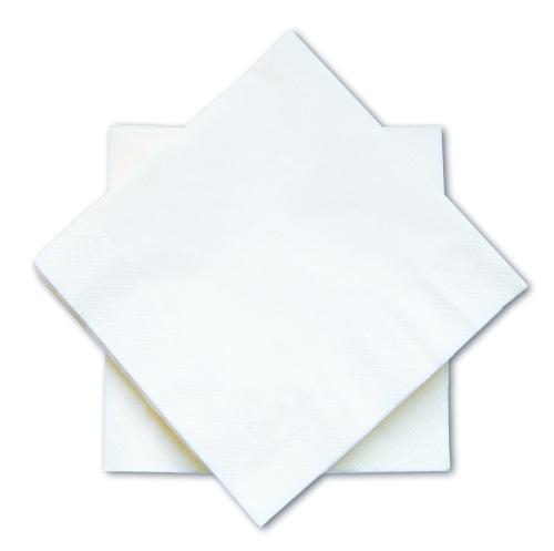 serviette jetable blanche