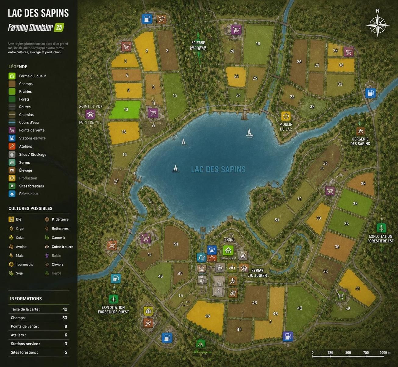 découvrez les meilleures cartes pour farming simulator 25 et profitez d'une expérience de jeu optimale grâce à notre sélection des plus belles et efficaces maps.