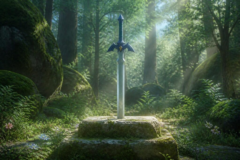 découvrez la master sword de legend of zelda, l'épée légendaire emblématique qui guide link à travers des aventures épiques et inoubliables.