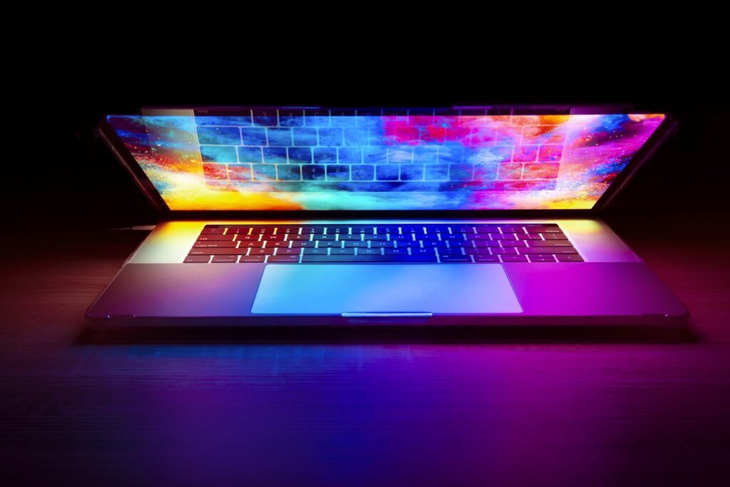 Creative Technology Color Explosion Burst In Laptop Notebook Computer