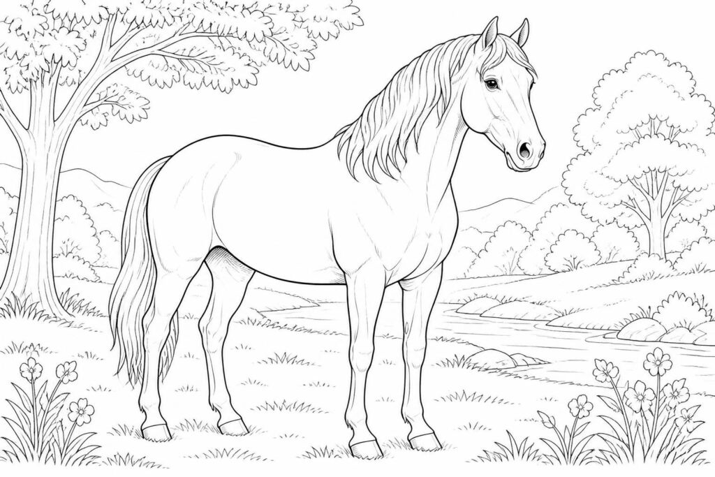 découvrez des coloriages de chevaux à imprimer pour stimuler la créativité et l'imagination des enfants, une activité ludique et éducative idéale pour petits et grands.