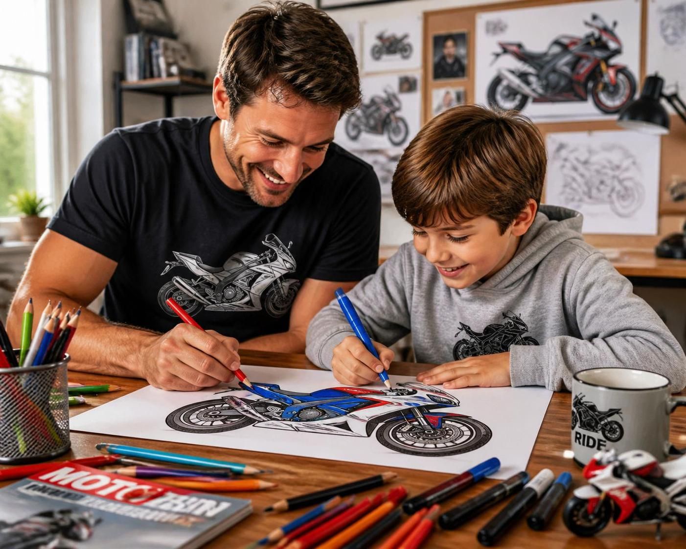 découvrez nos idées originales de motos à colorier pour stimuler la créativité des passionnés de deux-roues, alliant plaisir et passion du motocyclisme.