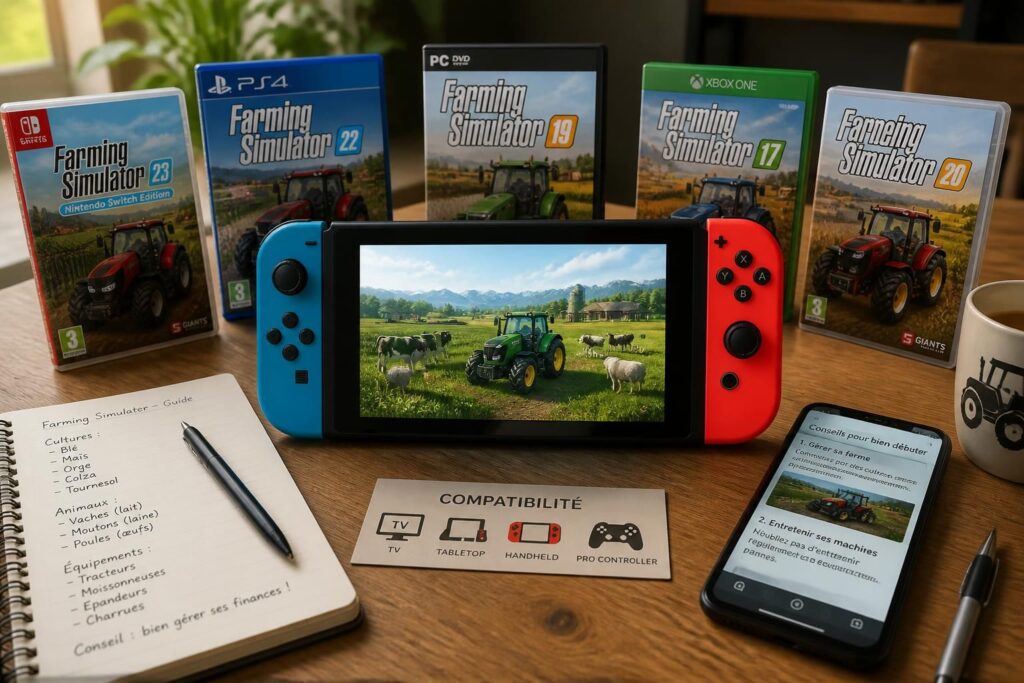 découvrez tout sur farming simulator pour switch : explorez les différentes versions, vérifiez la compatibilité avec votre console et obtenez des conseils pour une expérience de jeu optimale.
