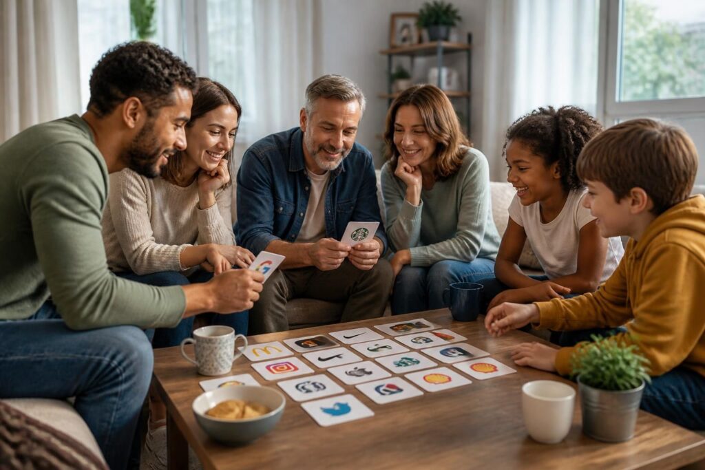 découvrez le jeu « le logo des marques » et testez votre culture visuelle en famille ou entre amis. amusez-vous à reconnaître les logos célèbres et partagez des moments conviviaux tous ensemble !