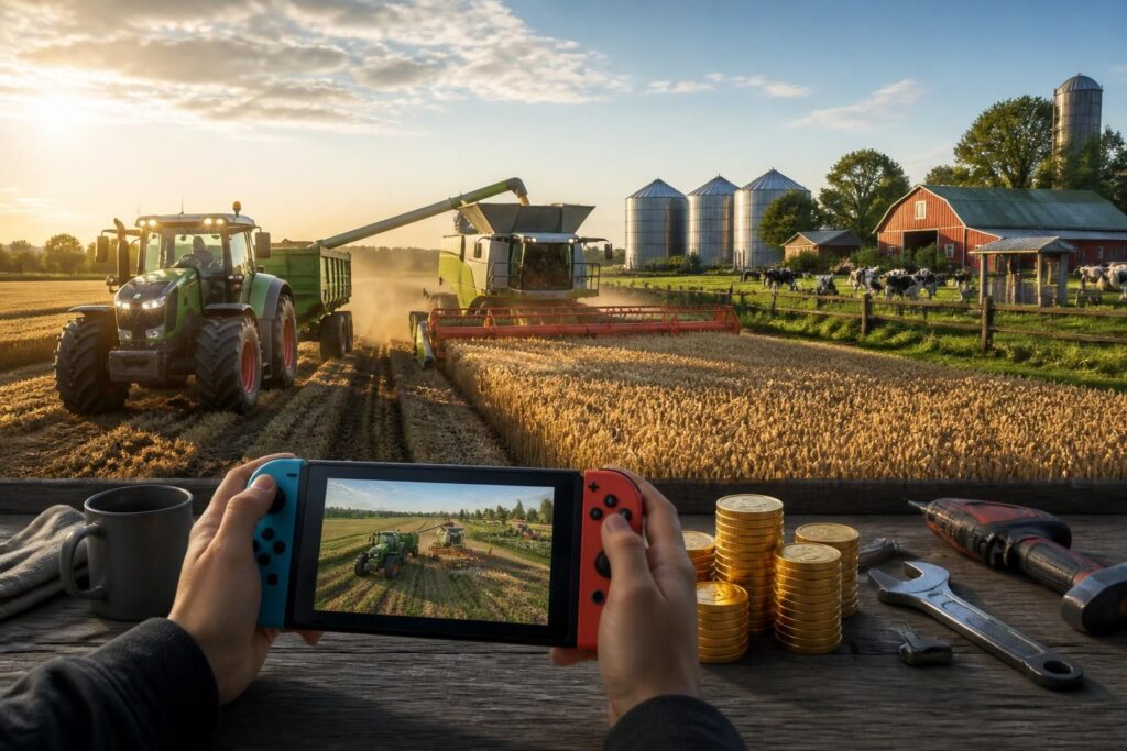 découvrez tout sur farming simulator 23 switch : prix, astuces incontournables et codes exclusifs pour avancer rapidement dans le jeu.