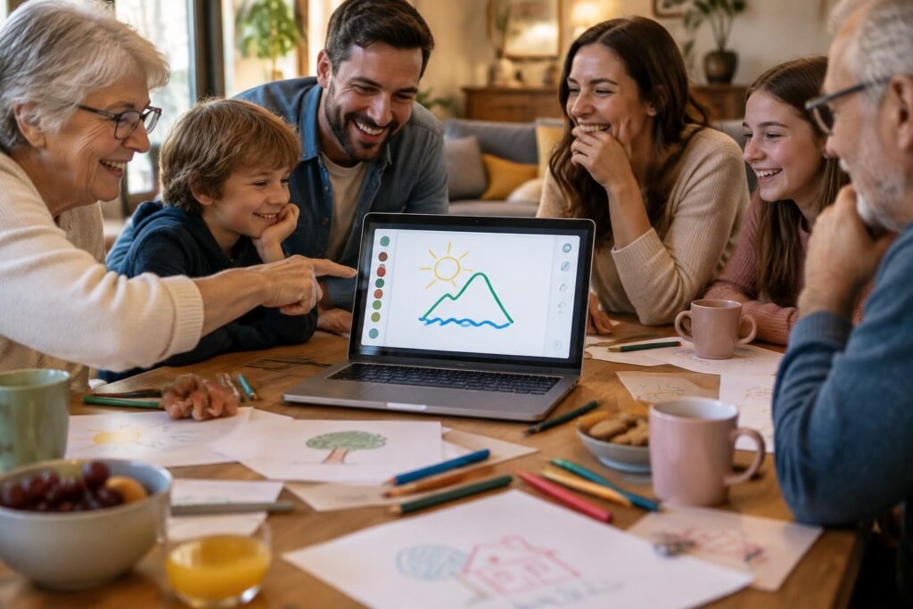 jouez gratuitement au pictionnary en ligne en famille ou entre amis : dessinez, devinez et partagez un moment amusant, sans rien télécharger.