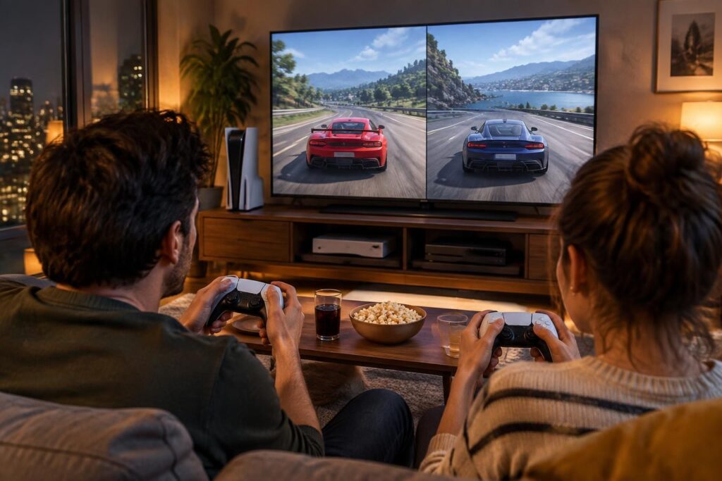 découvrez comment jouer à deux en local sur gran turismo 7 sur ps4 et ps5 : configuration de l’écran partagé, manettes et lancement d’une course.