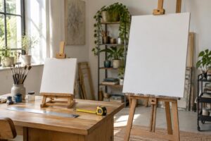 découvrez les dimensions idéales d’un chevalet de table ou de peinture et choisissez le modèle adapté à votre espace, votre toile et votre pratique.